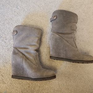 Wedge Gray UGG Ankle Boots